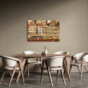 Tablou - Cartierul Waterfront, Portugalia (90x60 cm)