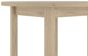 Masa de dining rotunda ADAM 80x80 cm, decor stejar Cremona Torro