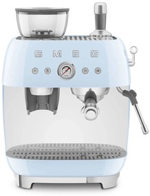 SMEG 50's Retro Style EGF03 Cafetieră cu pârghie cu râșniță de cafea 2 căni Albastru pastel - Smeg