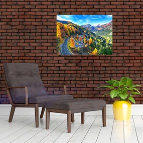 Tablou pe sticlă - Trecătoarea Malay Pass (70x50 cm)