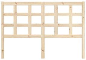 Tablie de pat, 145,5x4x100 cm, lemn masiv de pin Maro, 145.5 x 4 x 100 cm, 1