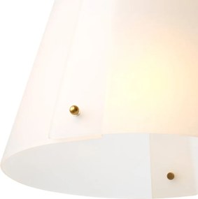 Lustra LUX, Otel Alama Antic, Sticla Alba, Trianon