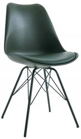 Set 4 scaune moderne Scandinavia verde inchis