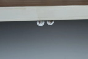 Bufet, turcoaz, din metal, stil industrial, Cargo