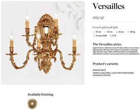 Aplica de perete LUX realizata manual, Versailles