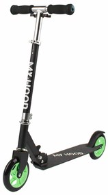 My Hood 505164 scuter pliabil 145, negru-verde