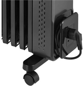Sencor - Radiator electric pe ulei cu 11 aripioare, 1000/1200/2400 W, 230 V, Wi-Fi, negru