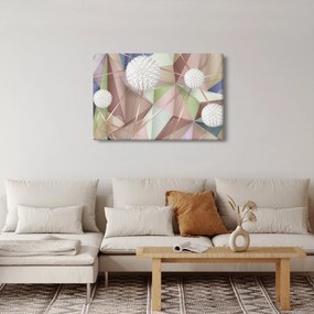 Tablou - 3D abstract culori pastel (90x60 cm)