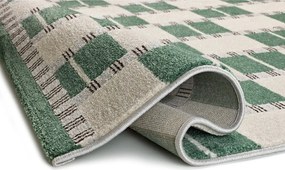 Covor verde/bej 133x190 cm Astra – Universal