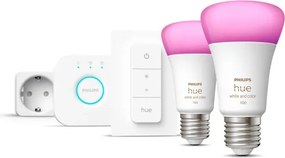 Set de bază Philips Hue WHITE AND COLOR AMBIANCE 2xE27/9W/230V 2200-6500K