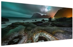 Tablou - Scena de noapte (120x50 cm)