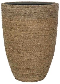 Ghiveci de flori Ben, culoare naturala pai, dimensiuni multiple - PotteryPots mărimea: M - v. 41 cm, ⌀ 30 cm