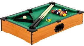 Mini  biliard cu accesorii 51 x 31 x 10 cm - deschis