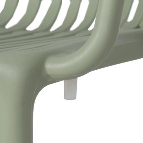 Scaun de dining verde din plastic Alia – Ixia