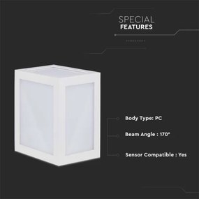 Aplică LED de exterior LED/12W/230V 4000K IP65 alb