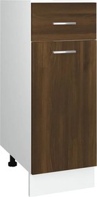 vidaXL Dulap inferior cu sertar “Lyon” stejar maro 30x46x81,5cm