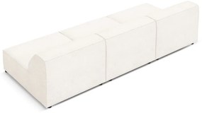 Canapea crem cu tapițerie din stofă bouclé 240 cm Jodie – Micadoni Home