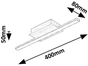 Rabalux 71397 - Plafonieră LED DEMIR/8W/230V 4000K