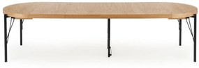 Set masa extensibila Inferno L100-300 cm + 6 scaune K458 velvet verde