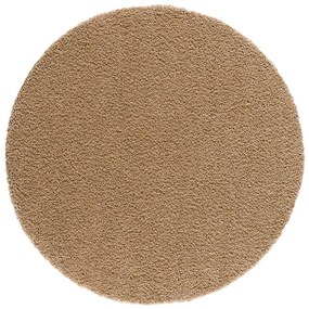 Covor maro deschis rotund ø 130 cm Norge – Universal