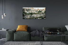 Tablouri canvas Spania Munții copaci oraș