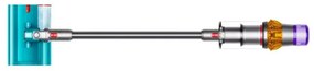 Aspirator vertical Dyson V15S Detect Submarine 448798-01, 660W, 0.77 l, 60 min autonomie, Senzori, 4 moduri, LCD, Gri / Albastru