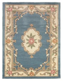 Covor din lână Flair Rugs Aubusson, 120 x 180 cm, albastru