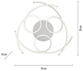 Paul Neuhaus 8165-55 - LED Plafonieră dimmabilă DANILO 3xLED/12W/230V