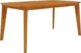 vidaXL Masă de grădină, 160x90x75 cm, lemn masiv de acacia