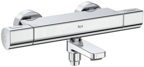 Roca T-1000 baterie cadă-duș perete cu termostat crom A5A1E2EC00