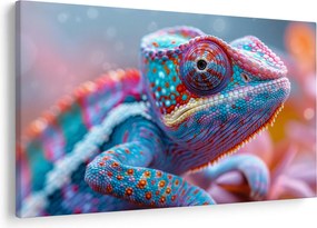 Tablou - Cameleon colorat (90x60 cm)