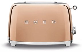 Prăjitor de pâine roz/auriu 50's Retro Style - SMEG