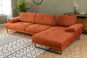 Canapea de colț Mustang mic drept Orange
