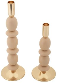 Mauro Ferretti Set Suport Luminări Shuttle Roz 2 Bucati Cm Ø10X25-10X33,3 | Aosom Romania