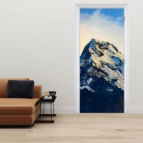 Fototapet pentru ușă - Munții înzăpeziți (95x205cm)