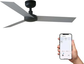 Ventilator tavan smart sistem TUYA si telecomanda CRUISER S negru/aluminiu