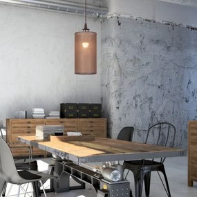 Lustră LED pe cablu NOEL MINI 1xE27/60W/230V maro