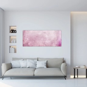 Tablou - Mandala pe zid roz (120x50 cm)