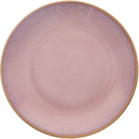 Farfurie roz pentru desert din ceramică ø 20,5 cm Glaze – Orion