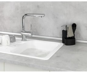 WENKO 3620127800 - Set de curățare EMPIRE 11x19 cm, negru/argintiu