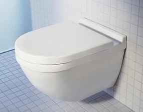 Vas WC suspendat Duravit Starck 3 36x54 cm evacuare orizontala, fixare ascunsa
