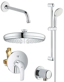 Set baterii baie montaj incastrat,para fixa 210 mm Grohe Eurosmart New