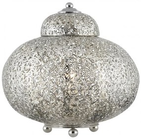 Veioza / Lampa de masa design decorativ Fretwork EU8221-1SS SRT