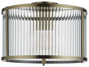 Endon 106265 - Plafonieră RIDGETON, 1xE27/10W/230V, finisaj alamă