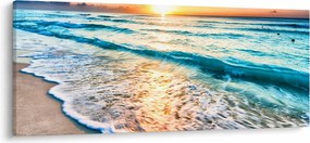 Tablou - Plaja de la mare (120x50 cm)