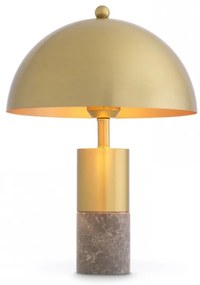 Veioza design LUX marmura gri/ metal alama Flair S