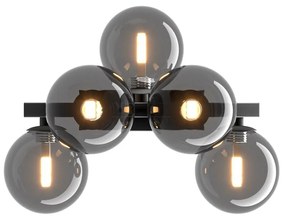 Aplica perete moderna design deosebit Dallas 5 negru