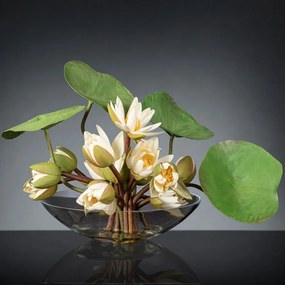 Aranjament floral mediu design LUX LOTUS FLOWERS