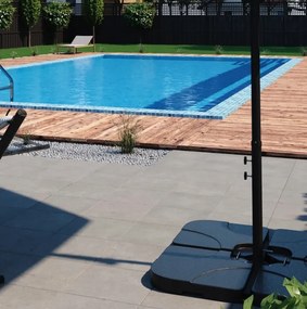 Suport de umbrelă din patru piese 50 x 50 x 7,5 cm