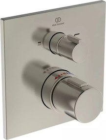 Baterie cada - dus incastrata Ideal Standard Ceratherm C100 argintiu Silver Storm fara corp ingropat
